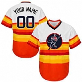 Astros Orange Customized Throwback New Design Jersey,baseball caps,new era cap wholesale,wholesale hats